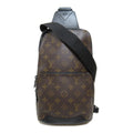 LOUIS VUITTON Avenue sling bag Brown Monogram macassar PVC coated canvas M45897
