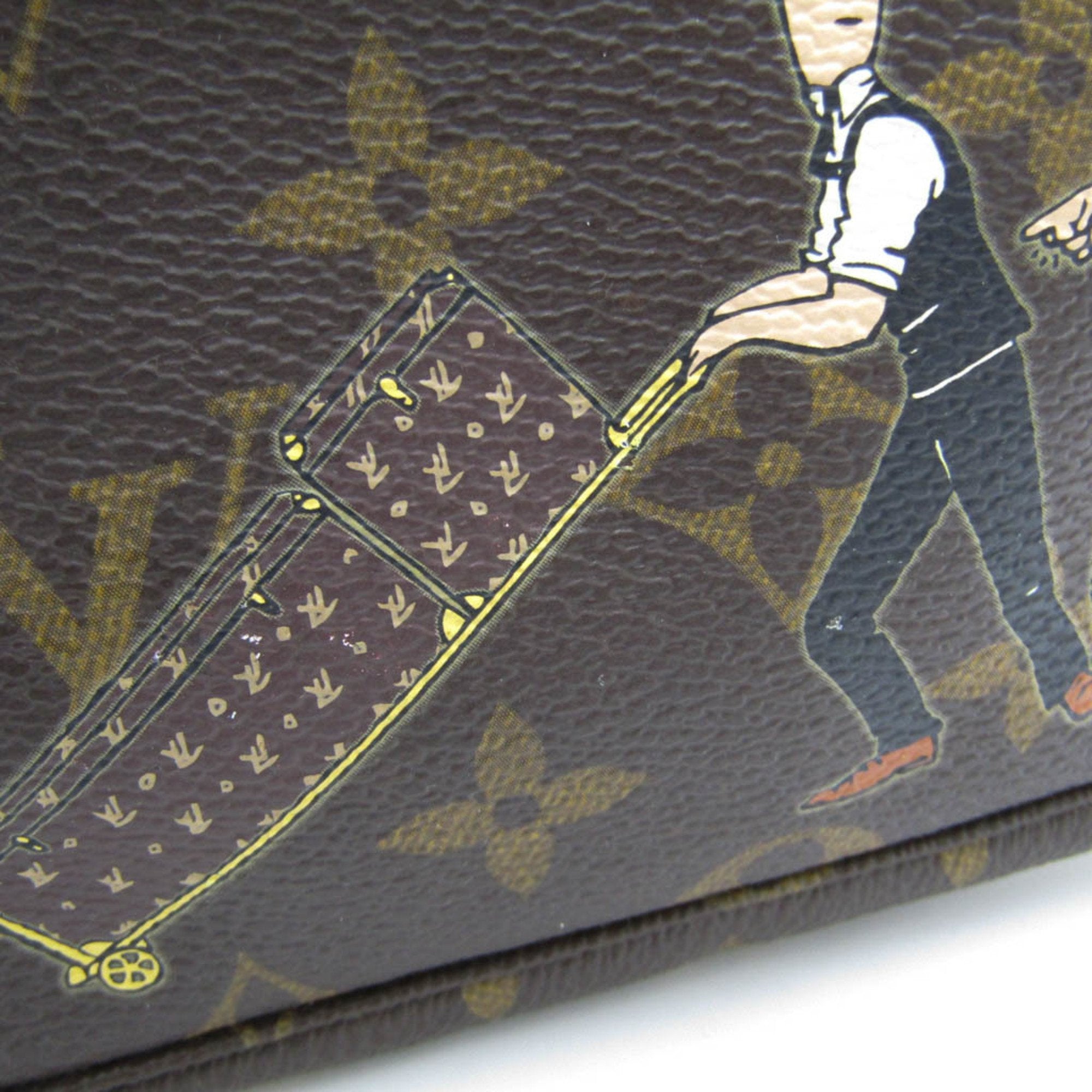 LOUIS VUITTON Monogram Illustration Mini Pochette Accessoire M60290 Women's Handbag Monogram