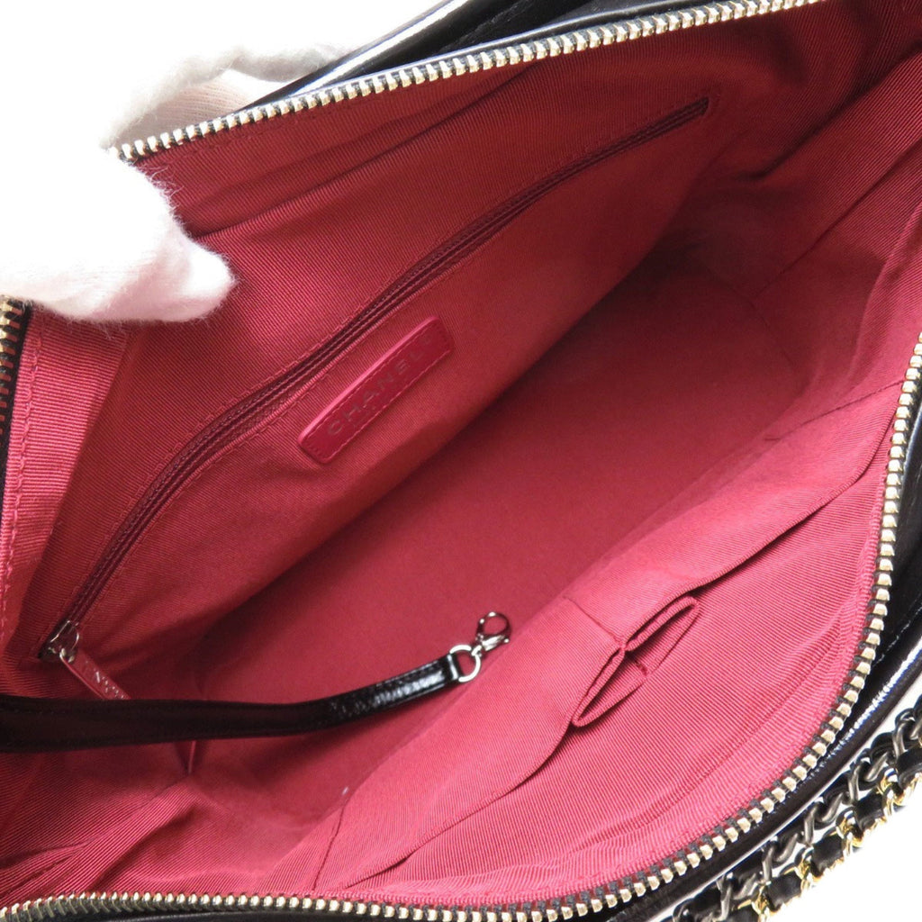 CHANEL V stitch shoulder bag calf Ladies
