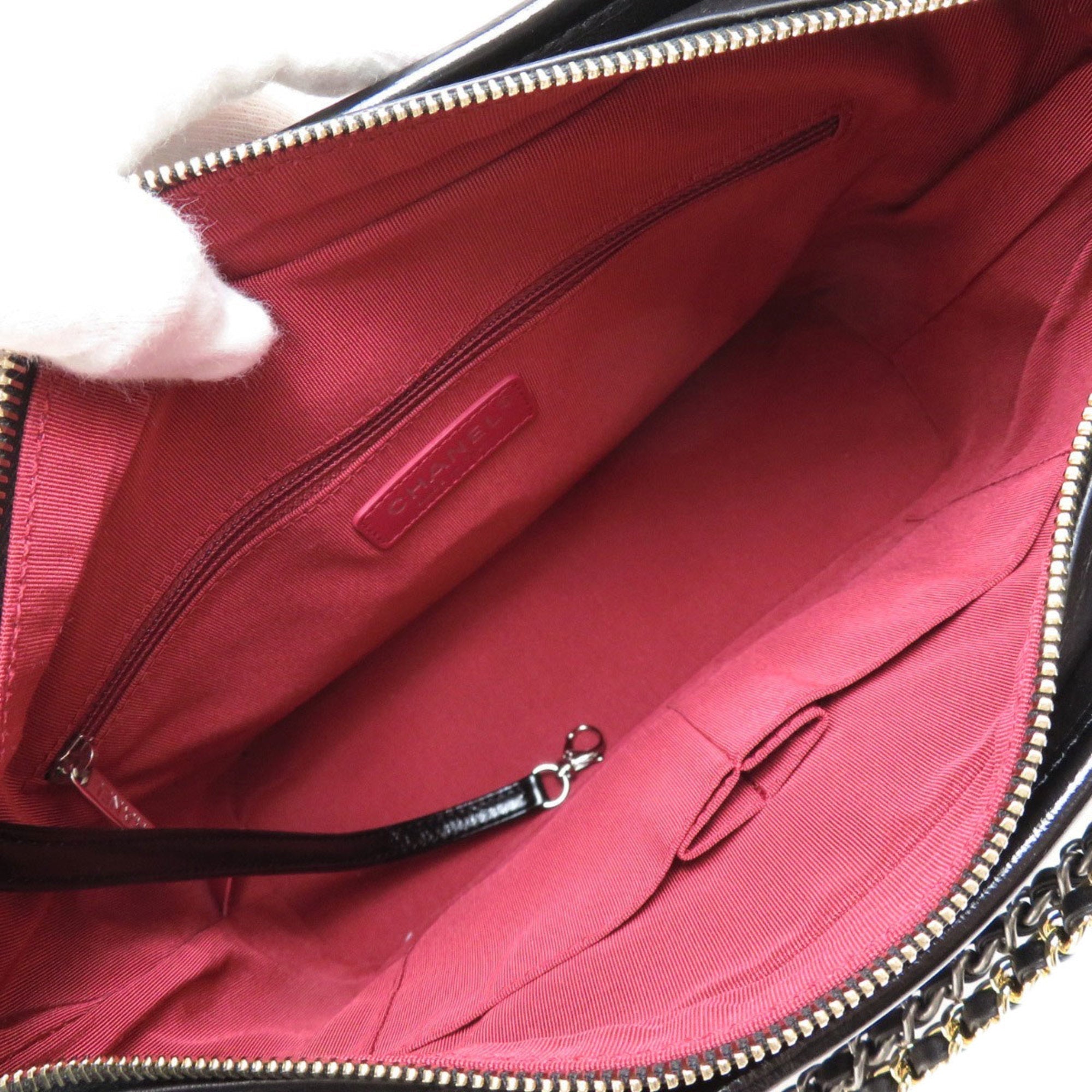 CHANEL V stitch shoulder bag calf Ladies