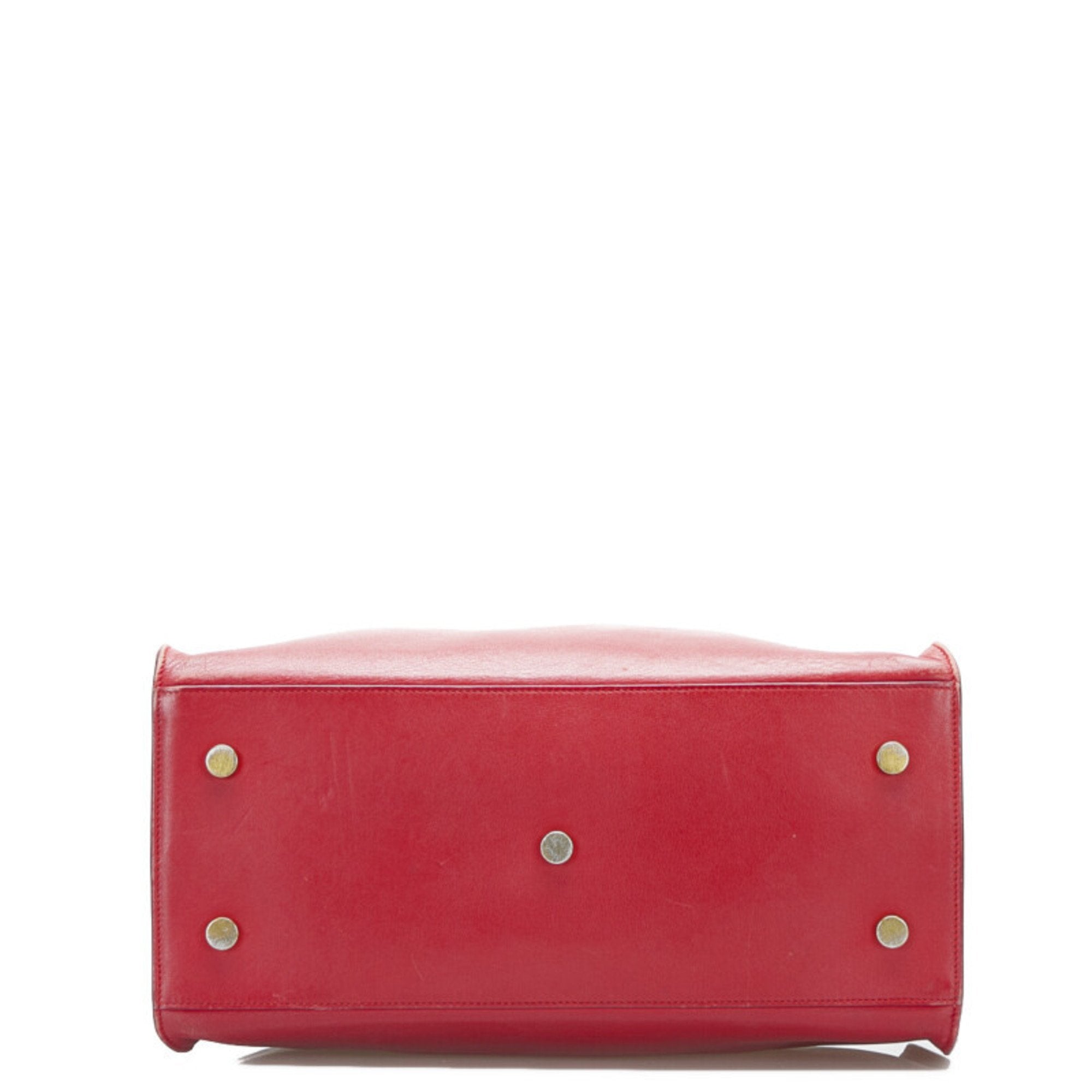 SAINT LAURENT baby cabas handbag shoulder bag 394461 pink leather ladies