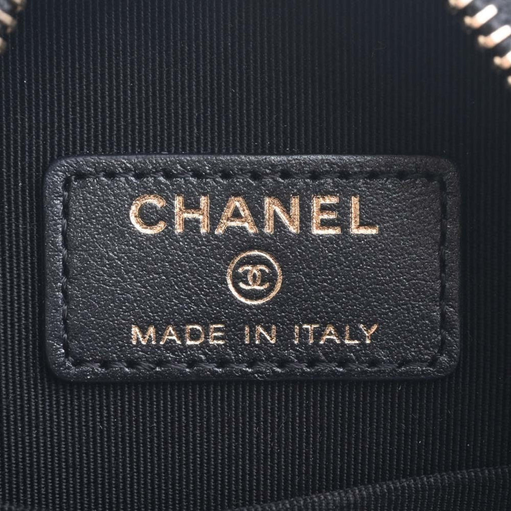 CHANEL Caviar Skin Matelasse Coco Mark Chain Shoulder Bag Metallic Women's
