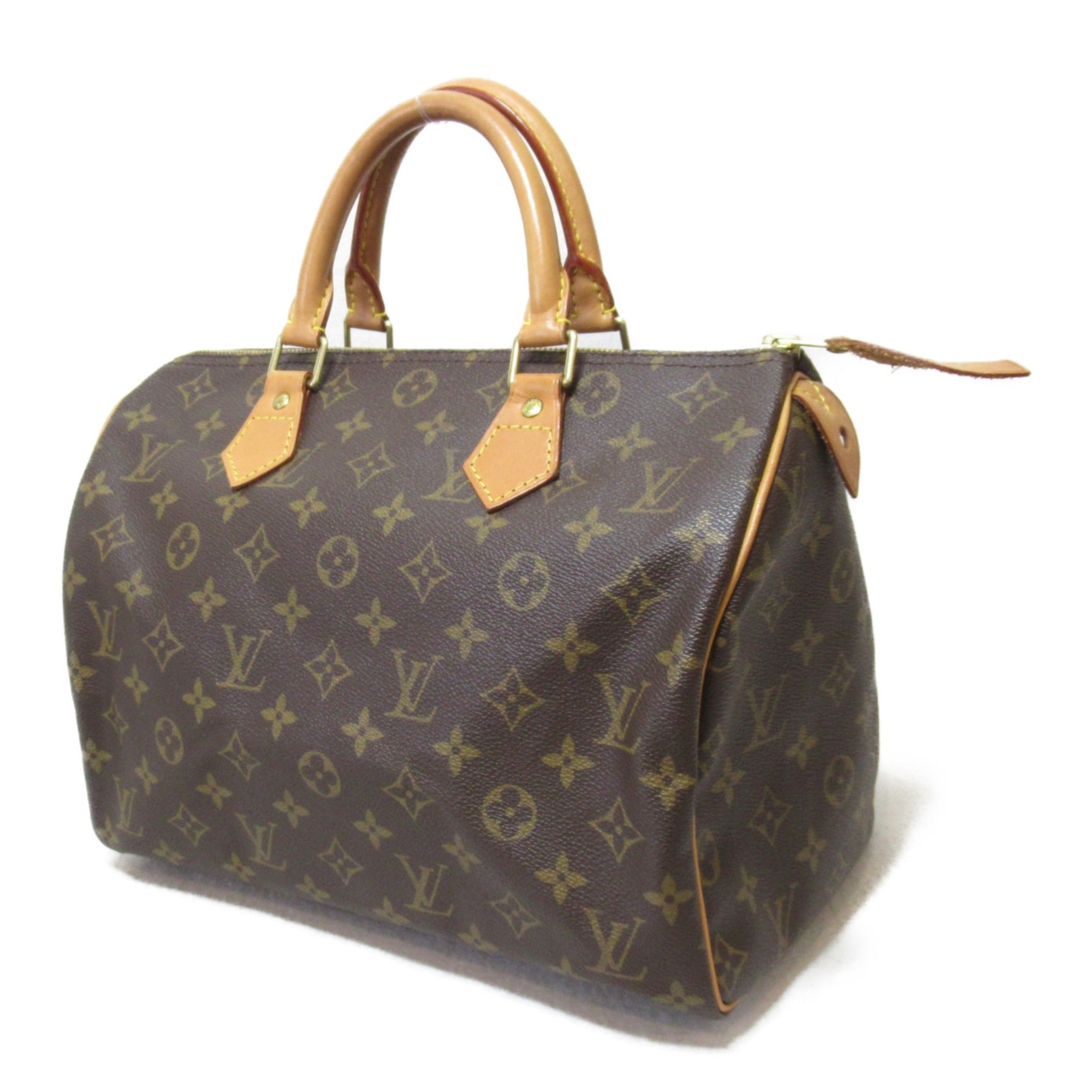 LOUIS VUITTON Speedy 30 handbag Brown Monogram PVC coated canvas M41526