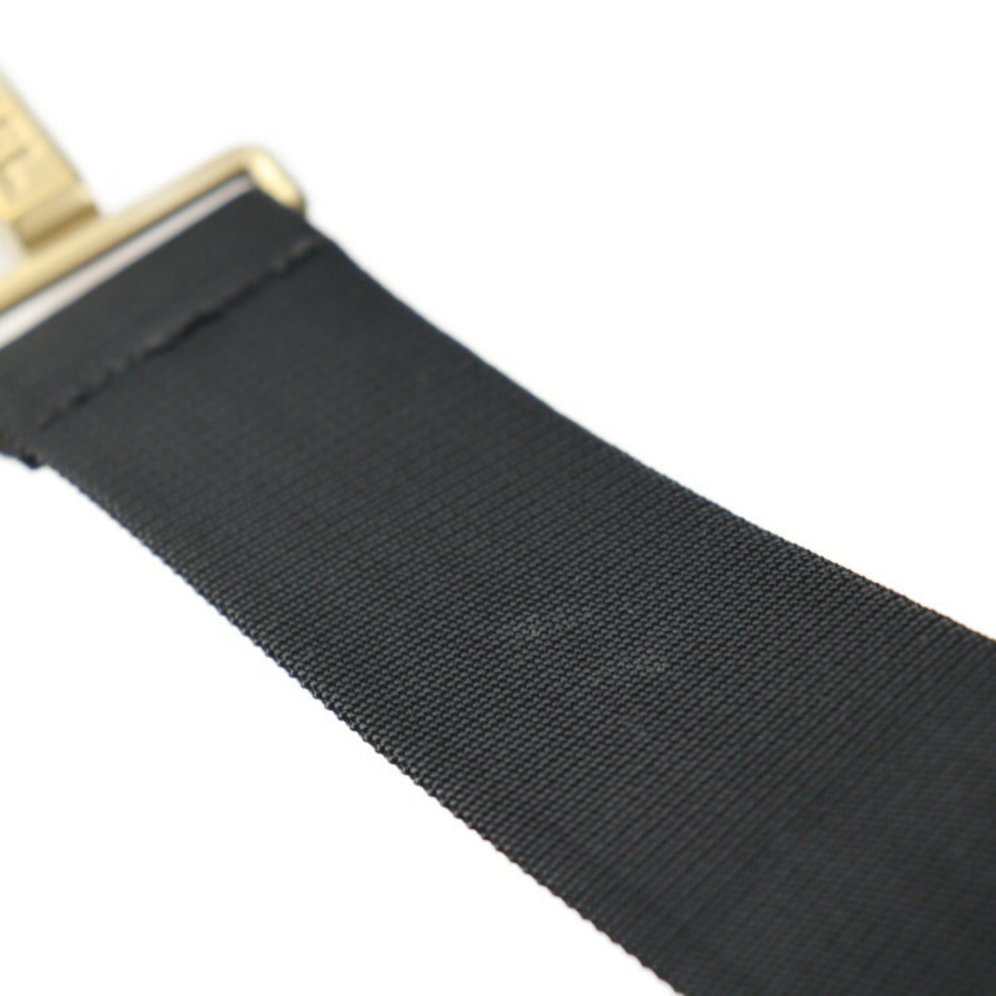 CHANEL new travel line waist bag A29346 canvas black gold metal fittings