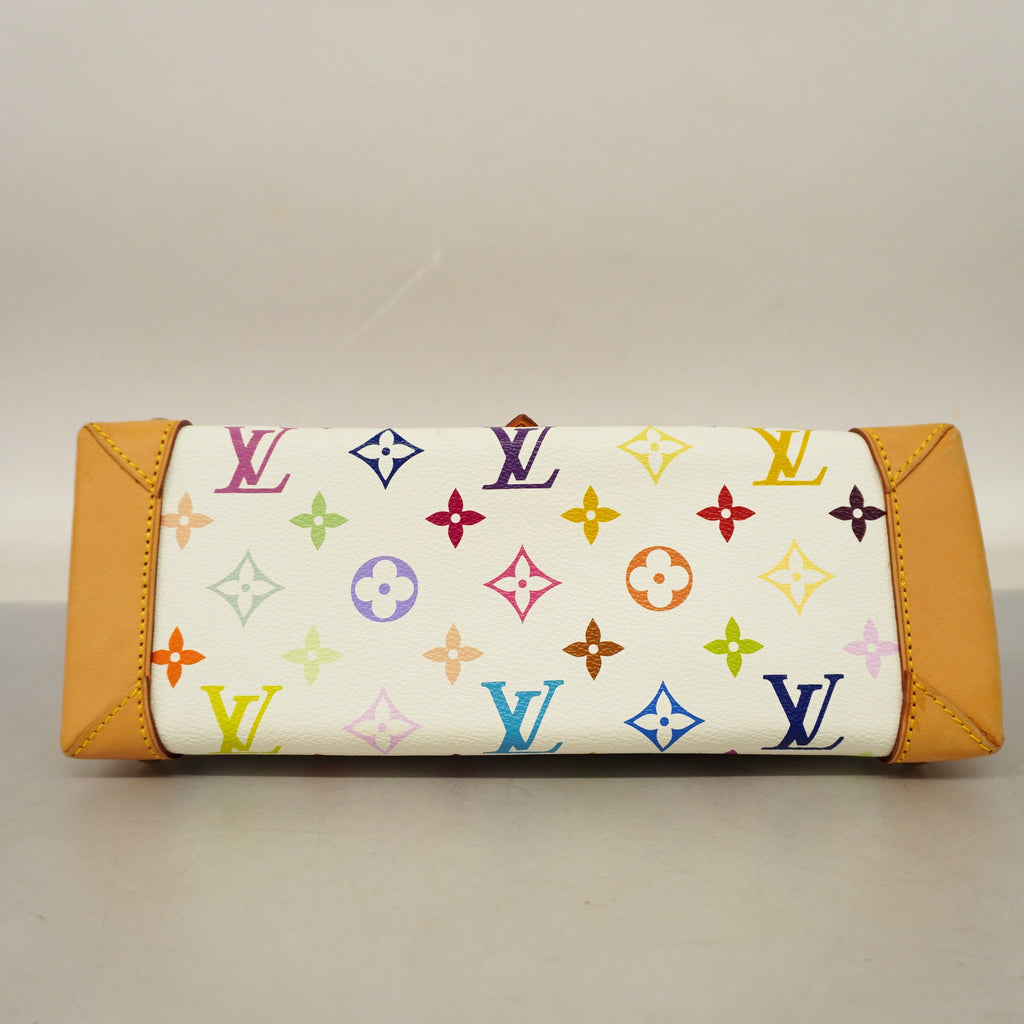 LOUIS VUITTONAuth  Monogram Multicolore Eliza Shoulder Bag Blanc