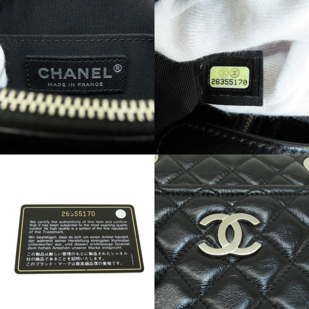 CHANEL Chain Bag Matelasse Tote Calf Women's