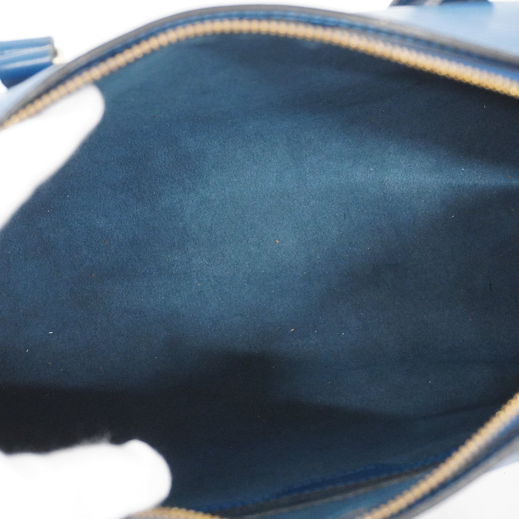 LOUIS VUITTONAuth  Epi Sufro M52227 Women's Handbag Toledo Blue
