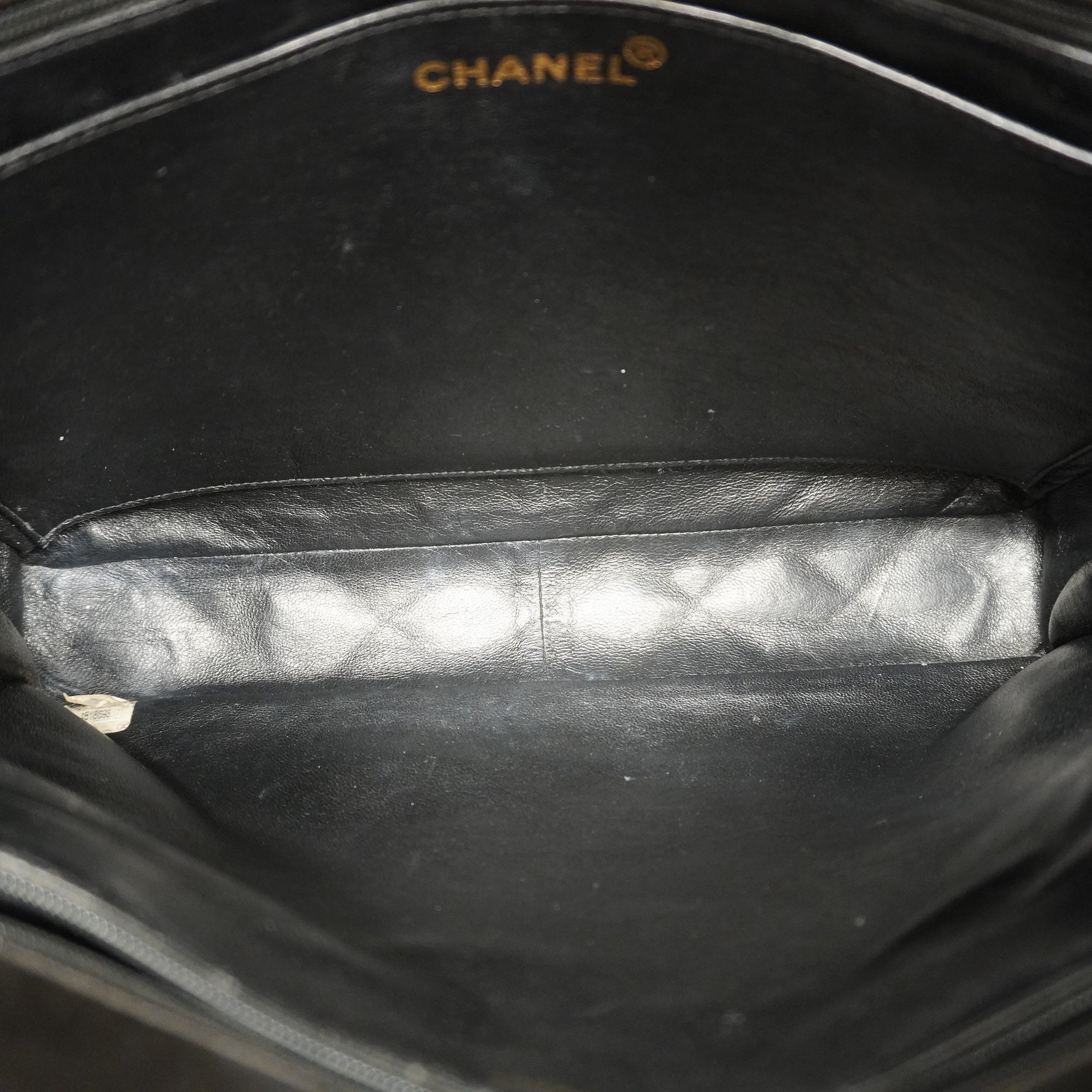 CHANEL  Matelasse Chain Lambskin Women's Leather Shoulder Bag Black