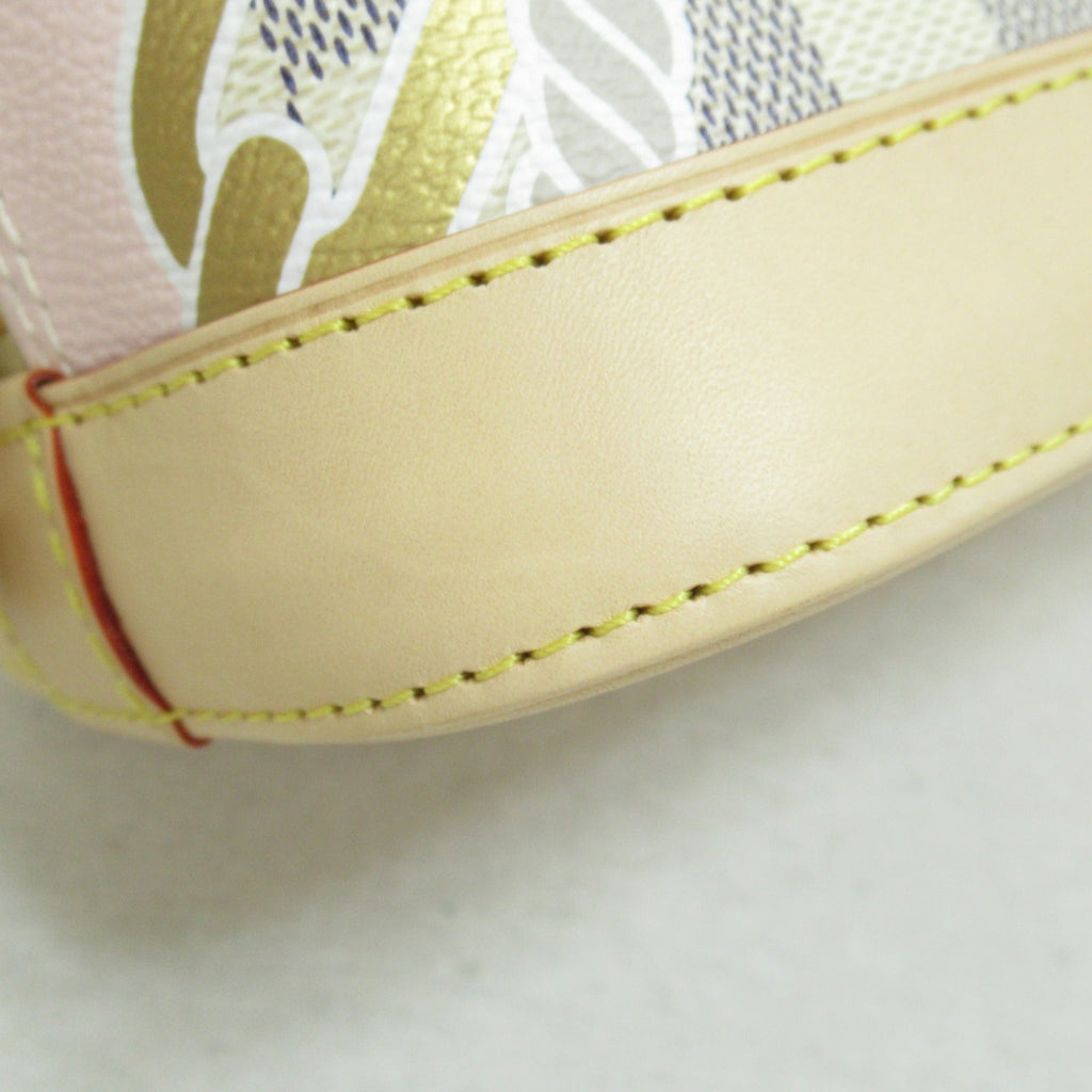 LOUIS VUITTON Nautical Alma BB Shoulder Bag Beige Damier Azur PVC coated canvas N40472