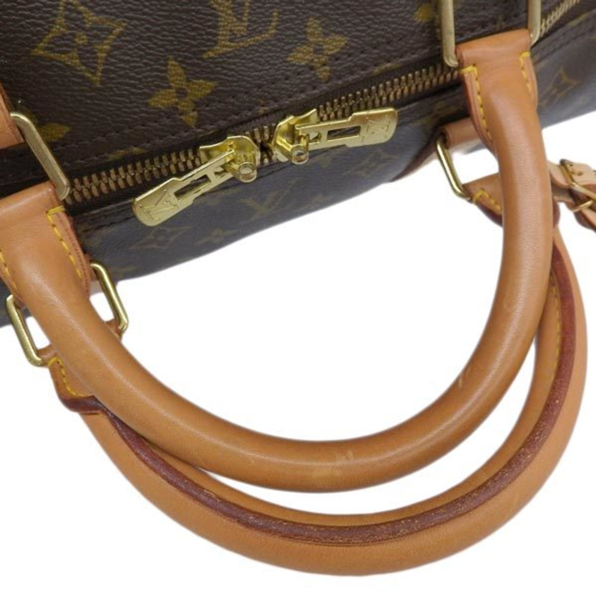 LOUIS VUITTON Monogram Keepall 60 Boston Bag Travel M41422 Brown Women's