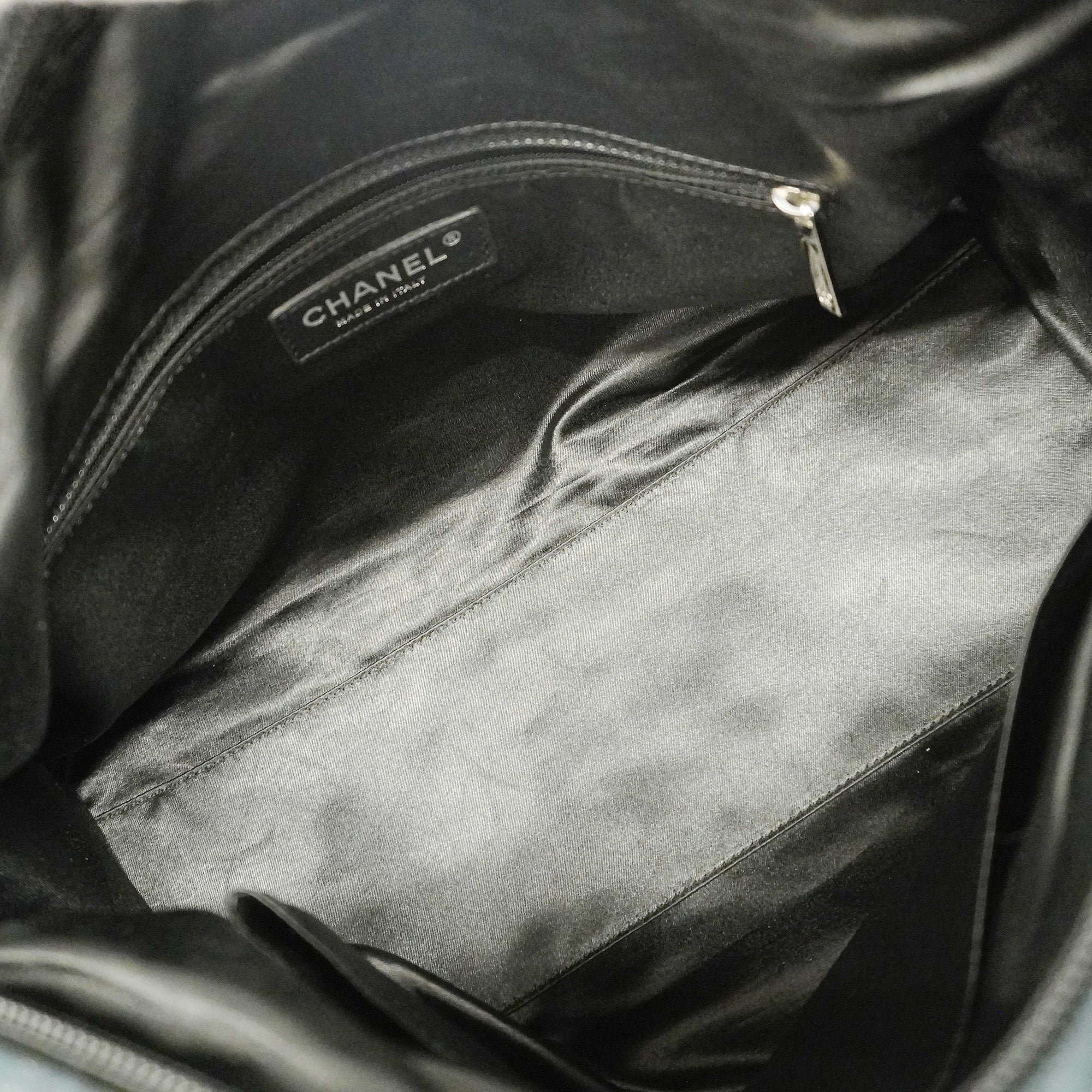 CHANELAuth  Bubble Quilt Chain Shoulder Women's Leather Shoulder Bag