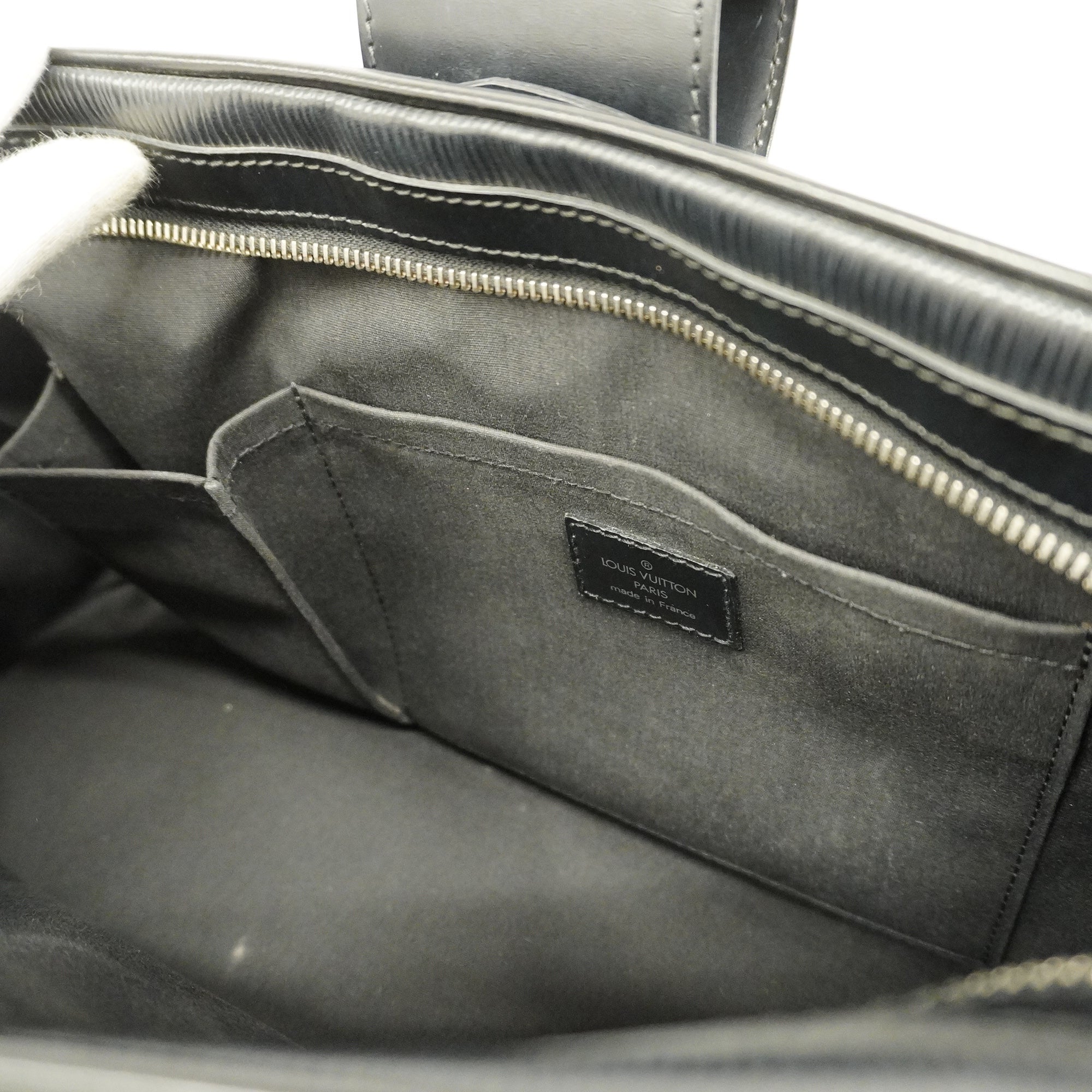 LOUIS VUITTONAuth  Epi Bowling Montagne GM M59312 Women's Handbag Noir