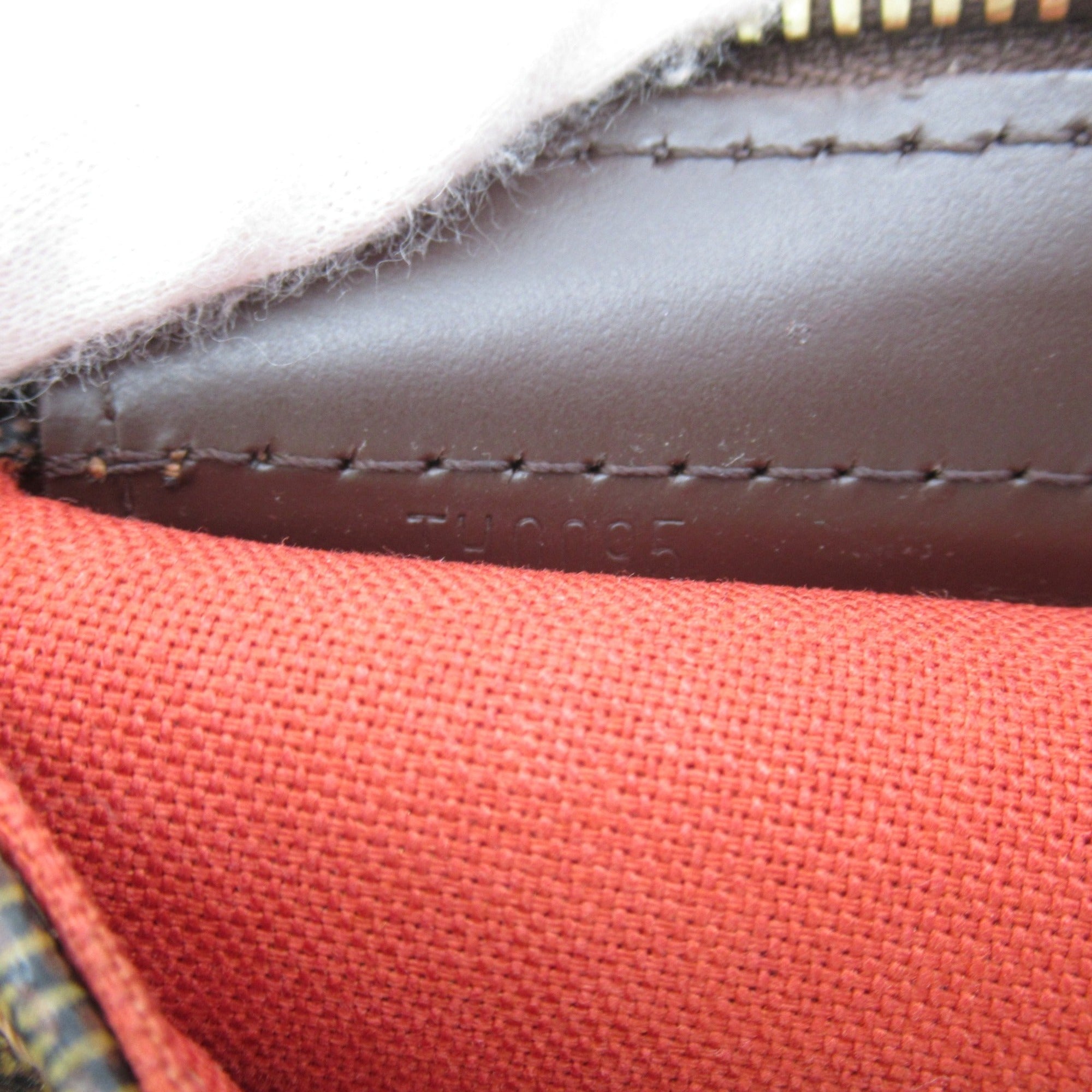 LOUIS VUITTON Chelsea Tote Bag Brown Ebene Damier PVC coated canvas N51119
