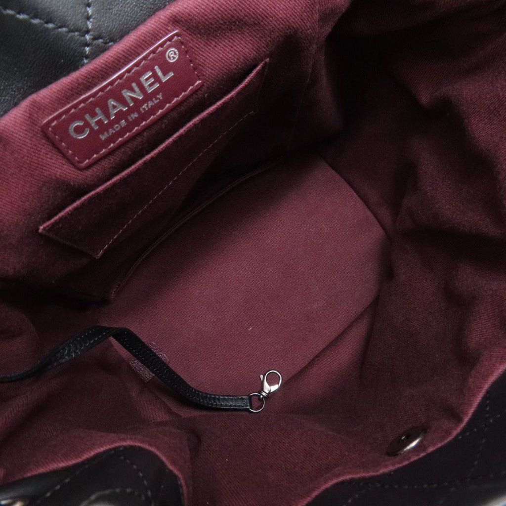 CHANEL Matelasse Coco Mark Backpack/Daypack Lambskin Women's