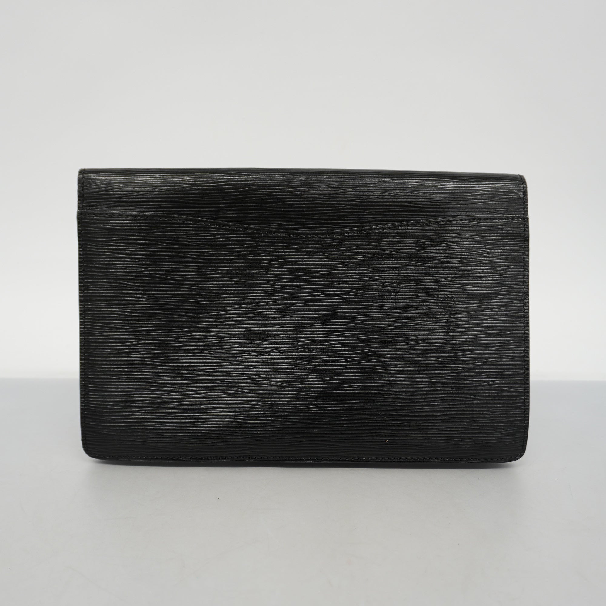 LOUIS VUITTONAuth  Epi Montaigne M52652 Women's Clutch Bag Noir