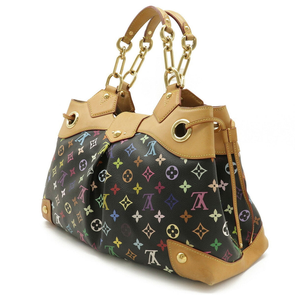 Louis Vuitton Monogram Multicolor Ursula Tote Bag Shoulder Noir Black M40124