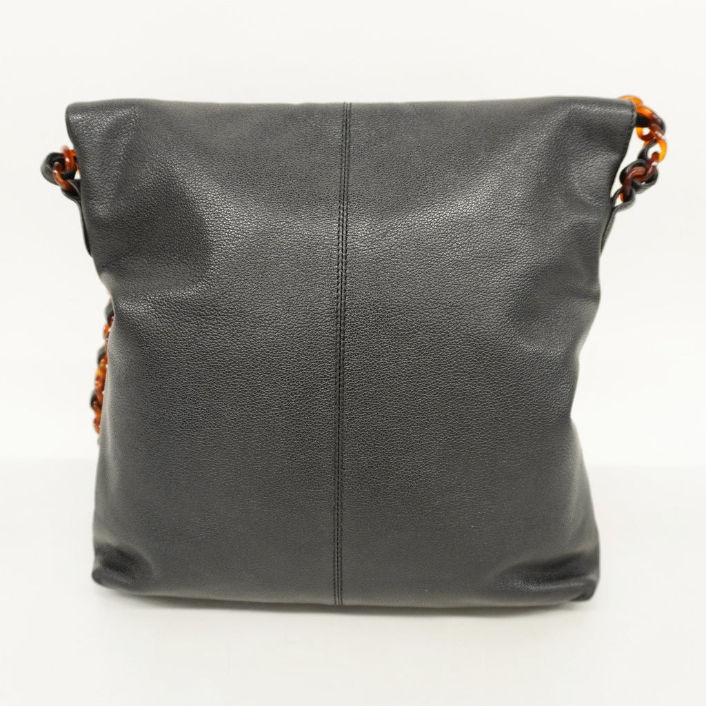 CHANELAuth  Shoulder Bag Women's Leather Shoulder Bag Black