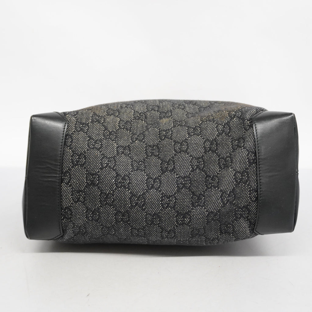 GUCCI  GG Canvas Tote Bag 28892 Women's Tote Bag Black