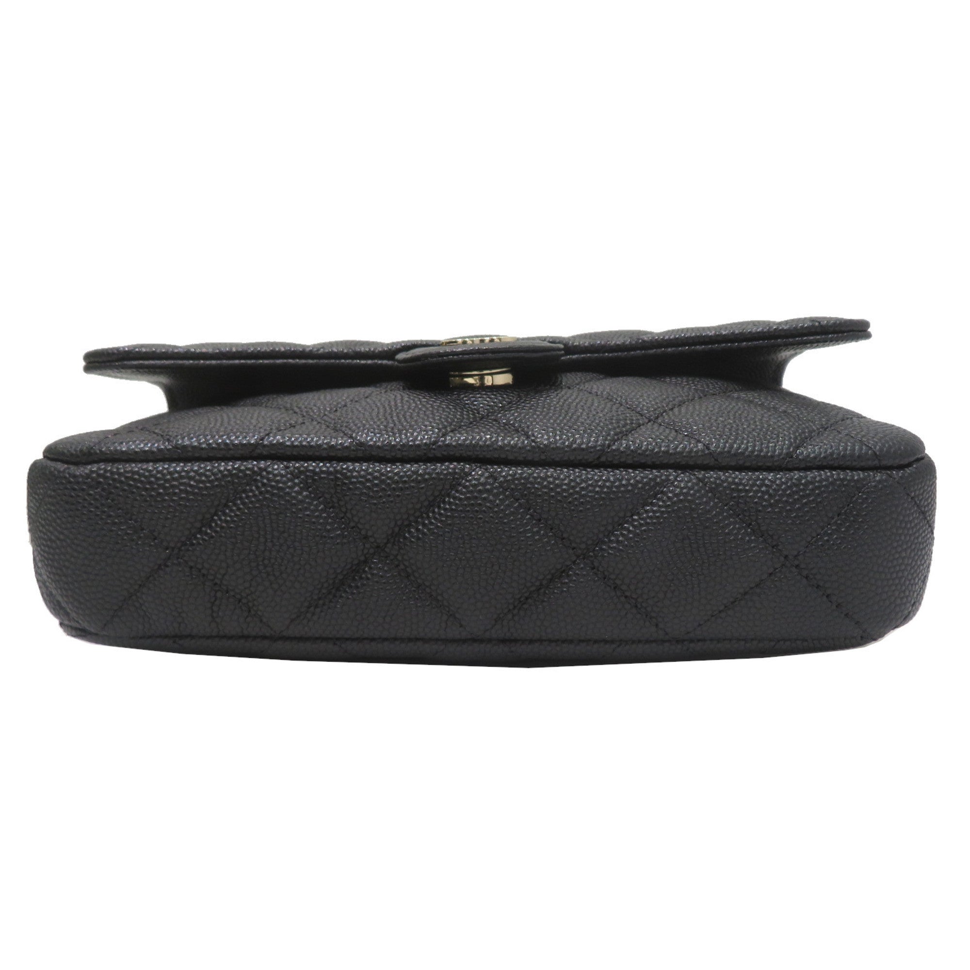 CHANEL Chain AP2096 Shoulder Bag Black SG Hardware Caviar Skin Ladies