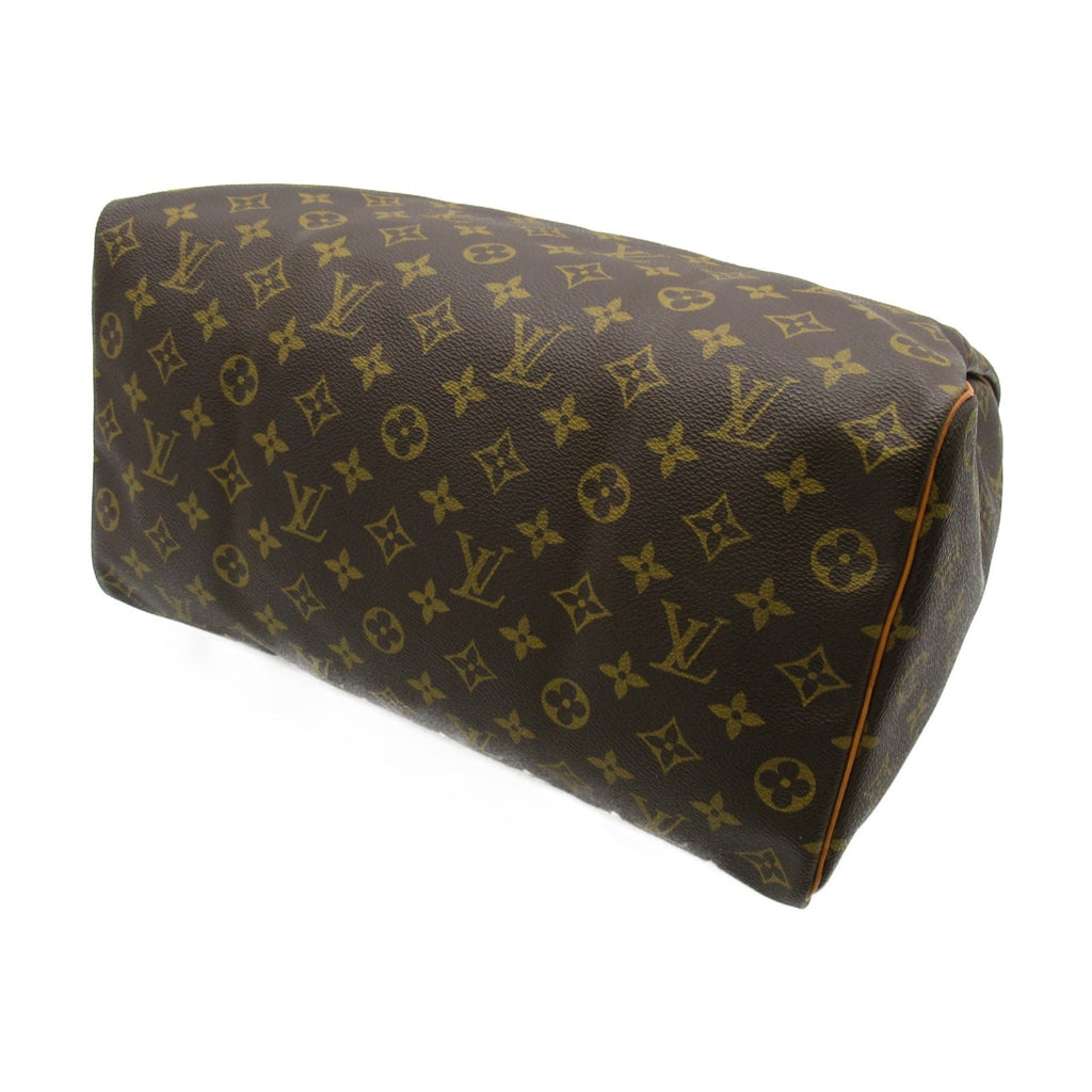 LOUIS VUITTON Speedy 35 handbag Brown Monogram PVC coated canvas M41524