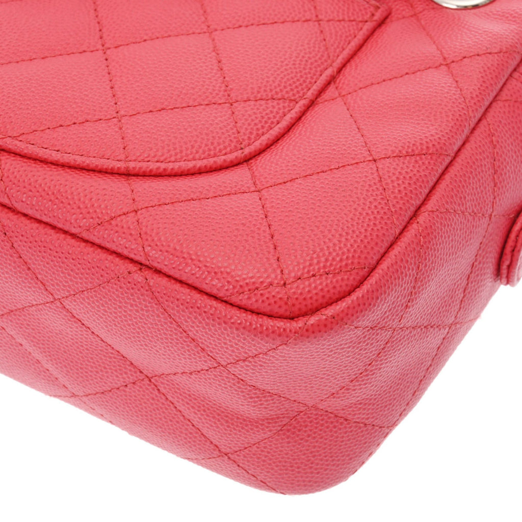 CHANEL Matelasse Chain Shoulder Sold Product Pink A91731 Women's Caviar Skin Bag