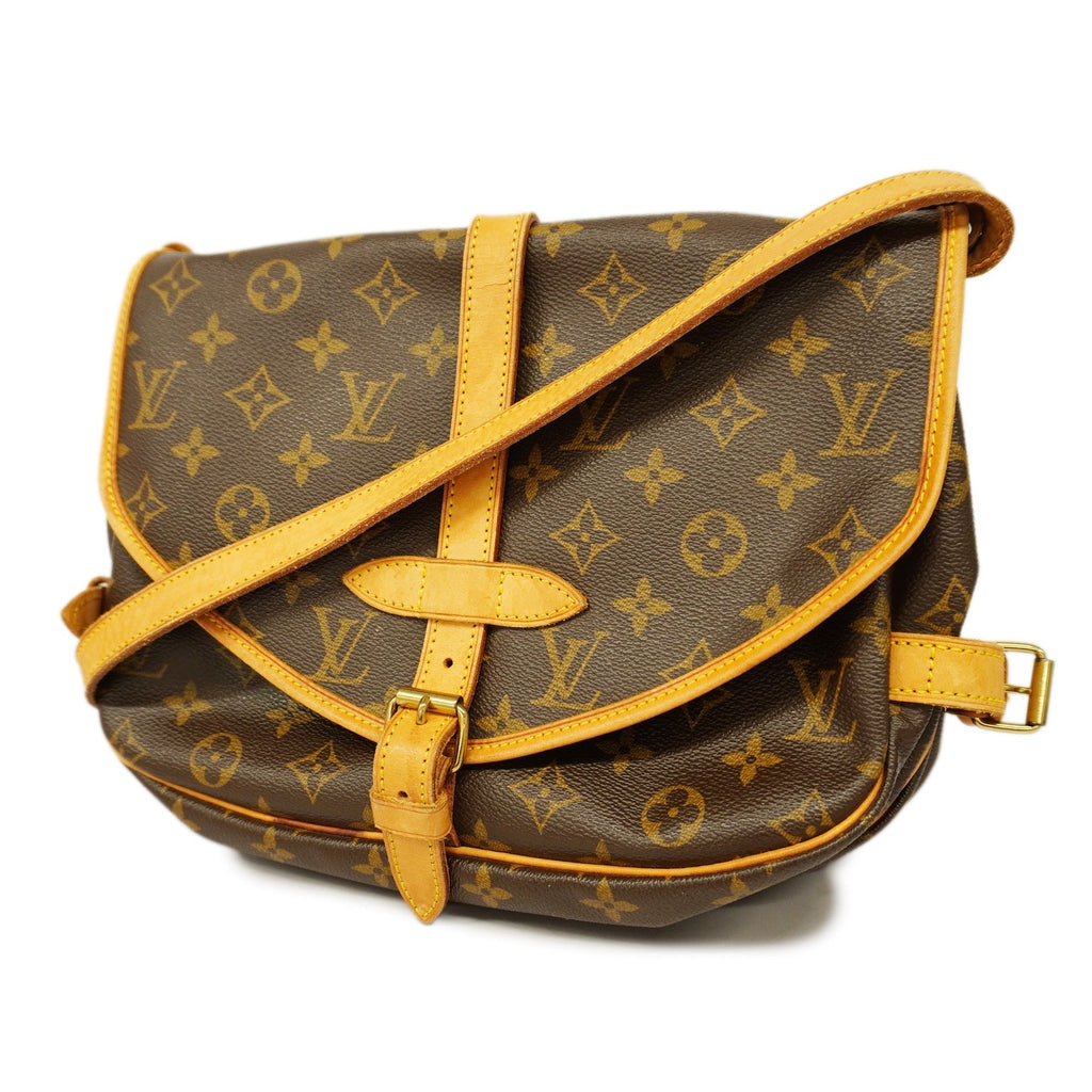 LOUIS VUITTONAuth  Monogram Saumur 30 M42256 Women's Shoulder Bag