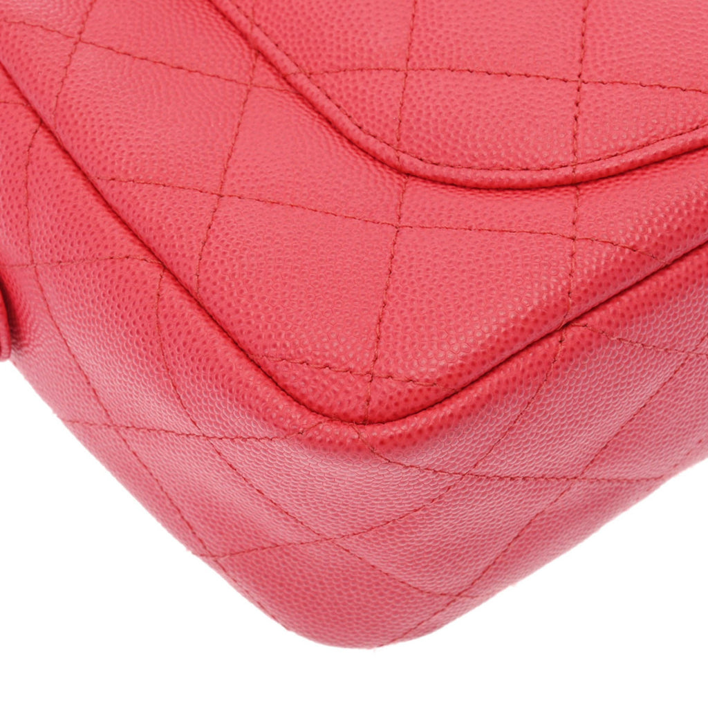 CHANEL Matelasse Chain Shoulder Sold Product Pink A91731 Women's Caviar Skin Bag