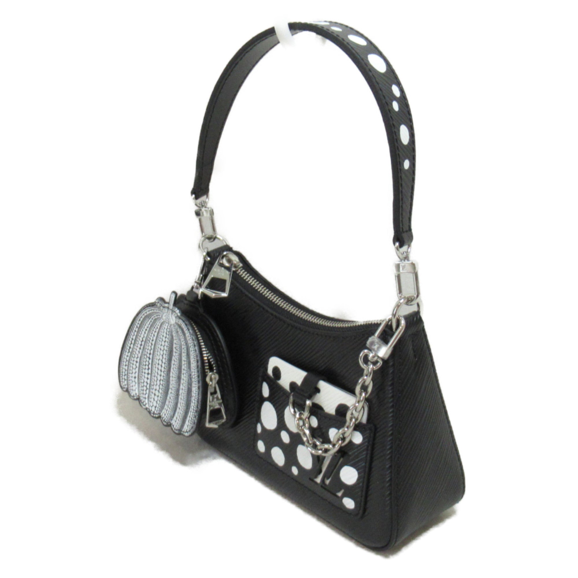LOUIS VUITTON LVxYK Malelini Shoulder Bag Black Black Epi leather M21703