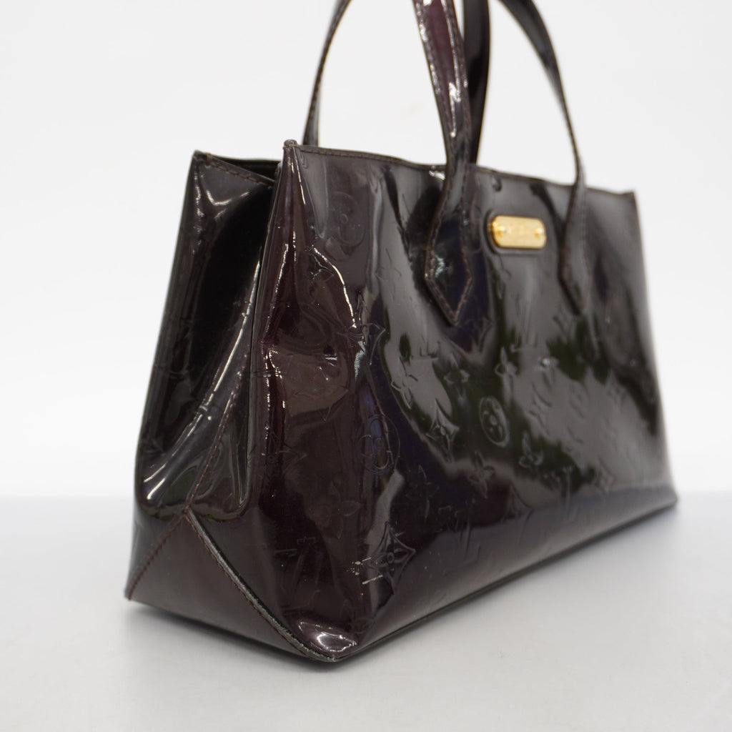 LOUIS VUITTONAuth  Monogram Vernis M93641 Women's Handbag Amarante