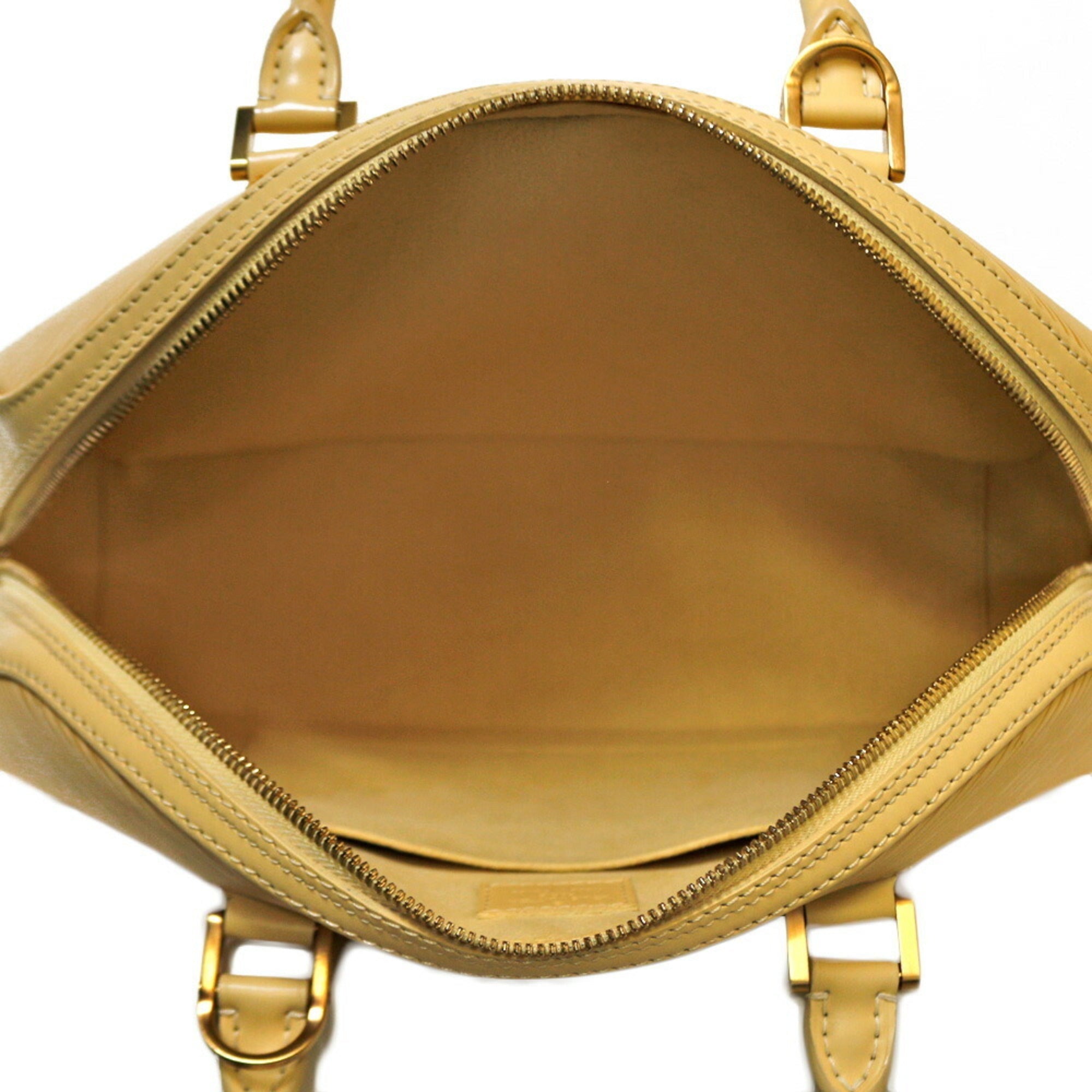 LOUIS VUITTON Jasmine Epi Handbag Leather M5208A Beige Ladies