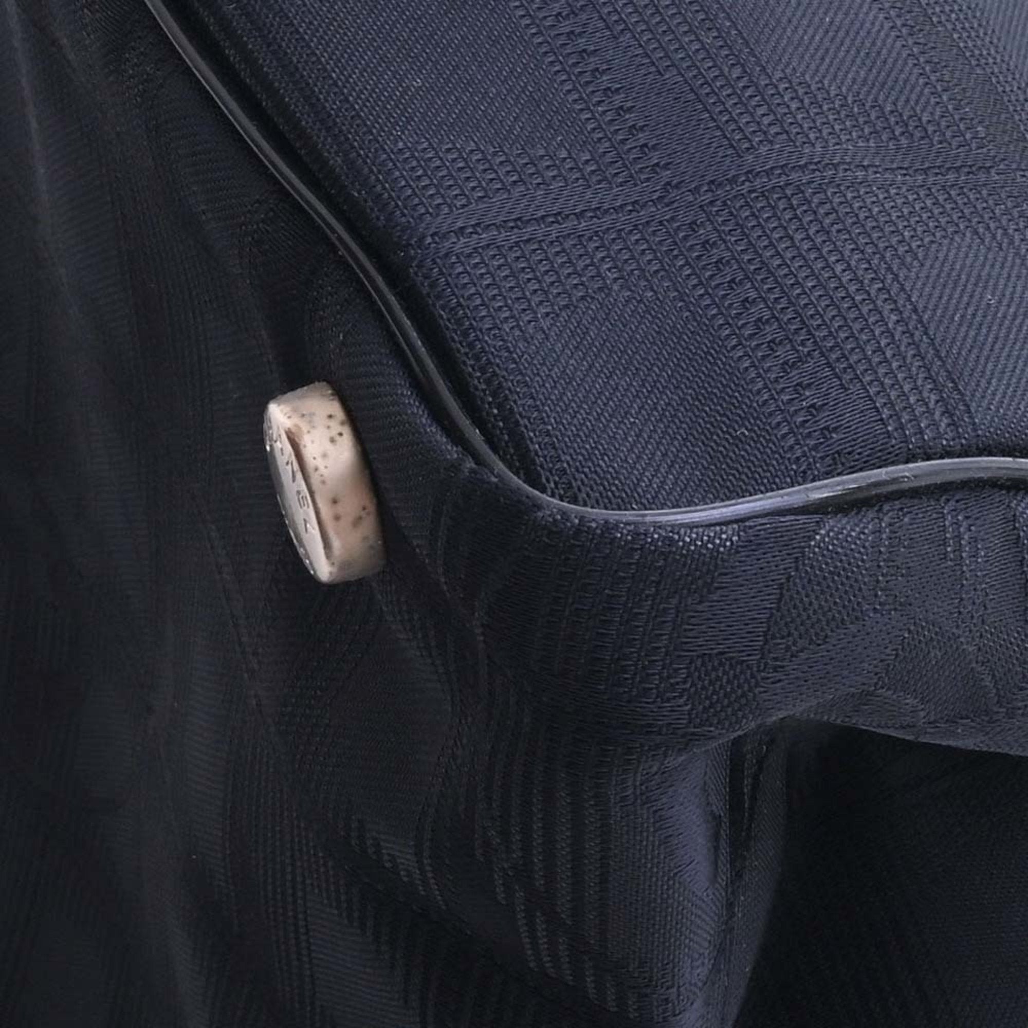 CHANEL Nylon New Line MM Tote Bag Black Ladies
