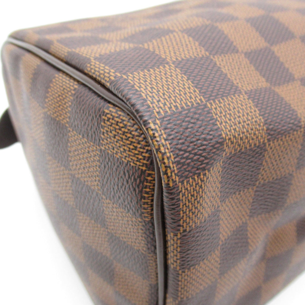 LOUIS VUITTON Speedy 25 handbag Brown PVC coated canvas N41532