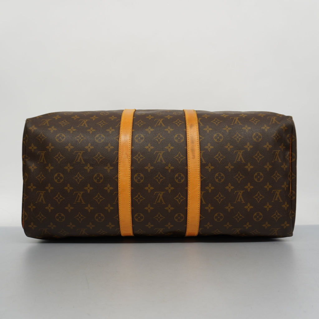 LOUIS VUITTONAuth  Monogram Keepol 55 M41424 Men,Women,Unisex Boston Bag