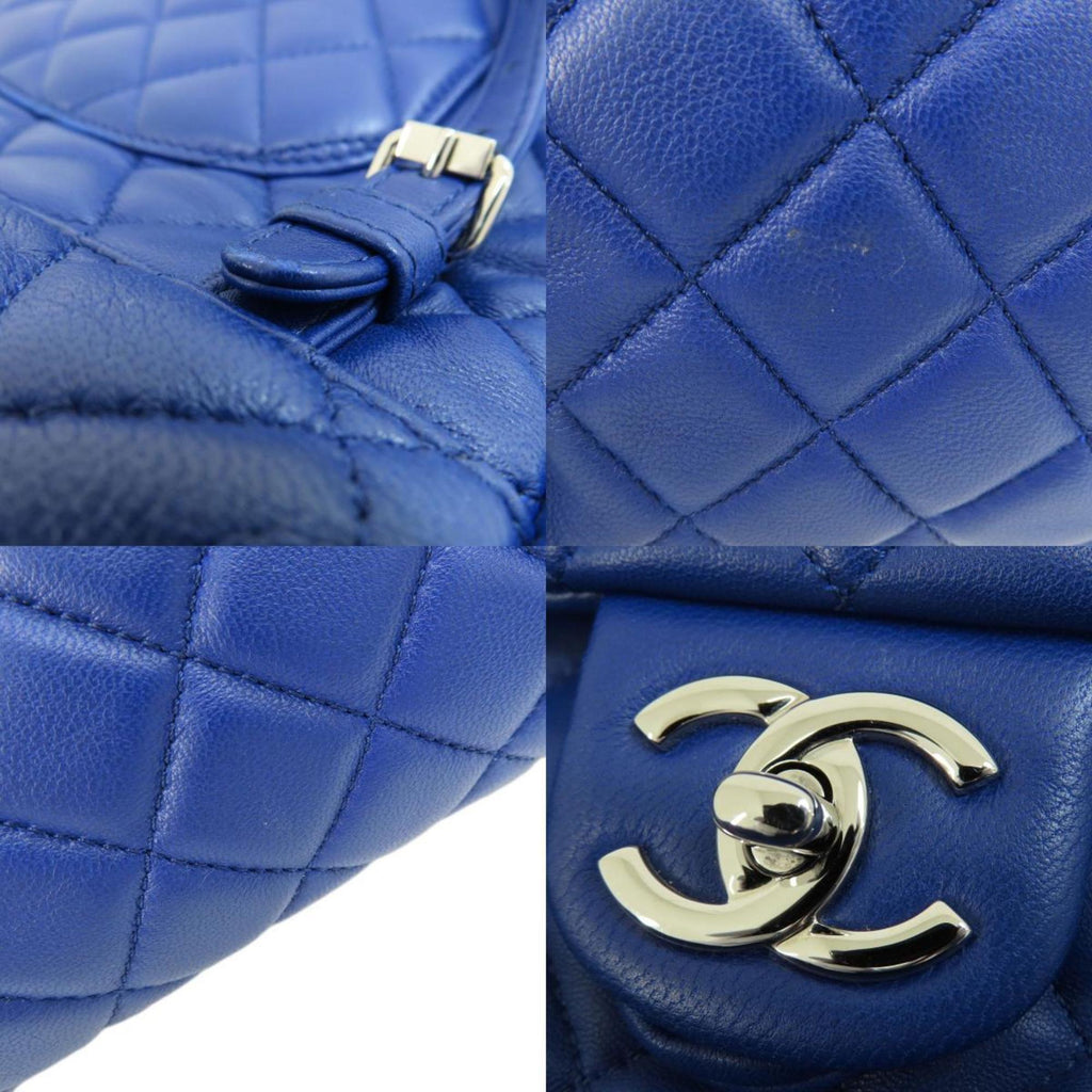 CHANEL Matelasse Coco Mark Backpack/Daypack Lambskin Women's