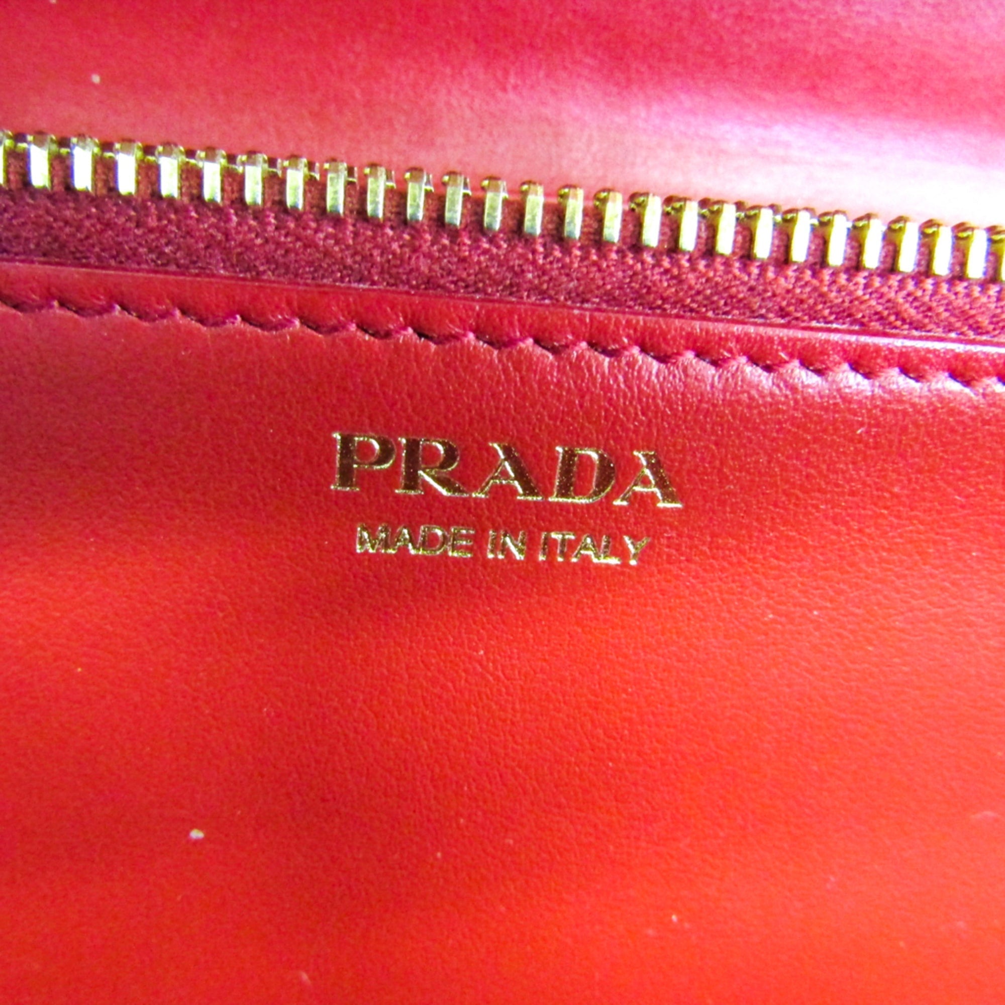 Prada Women's Leather Long Wallet (bi-fold) Black