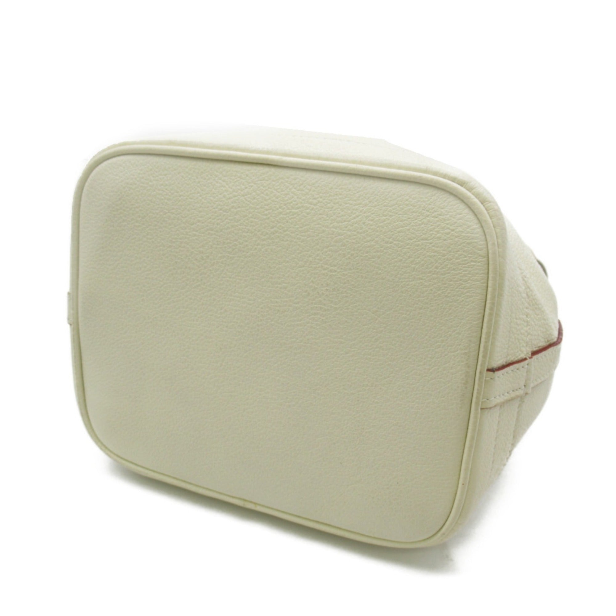LOUIS VUITTON Noe BB Shoulder Bag White Blanc Suhali leather M42612