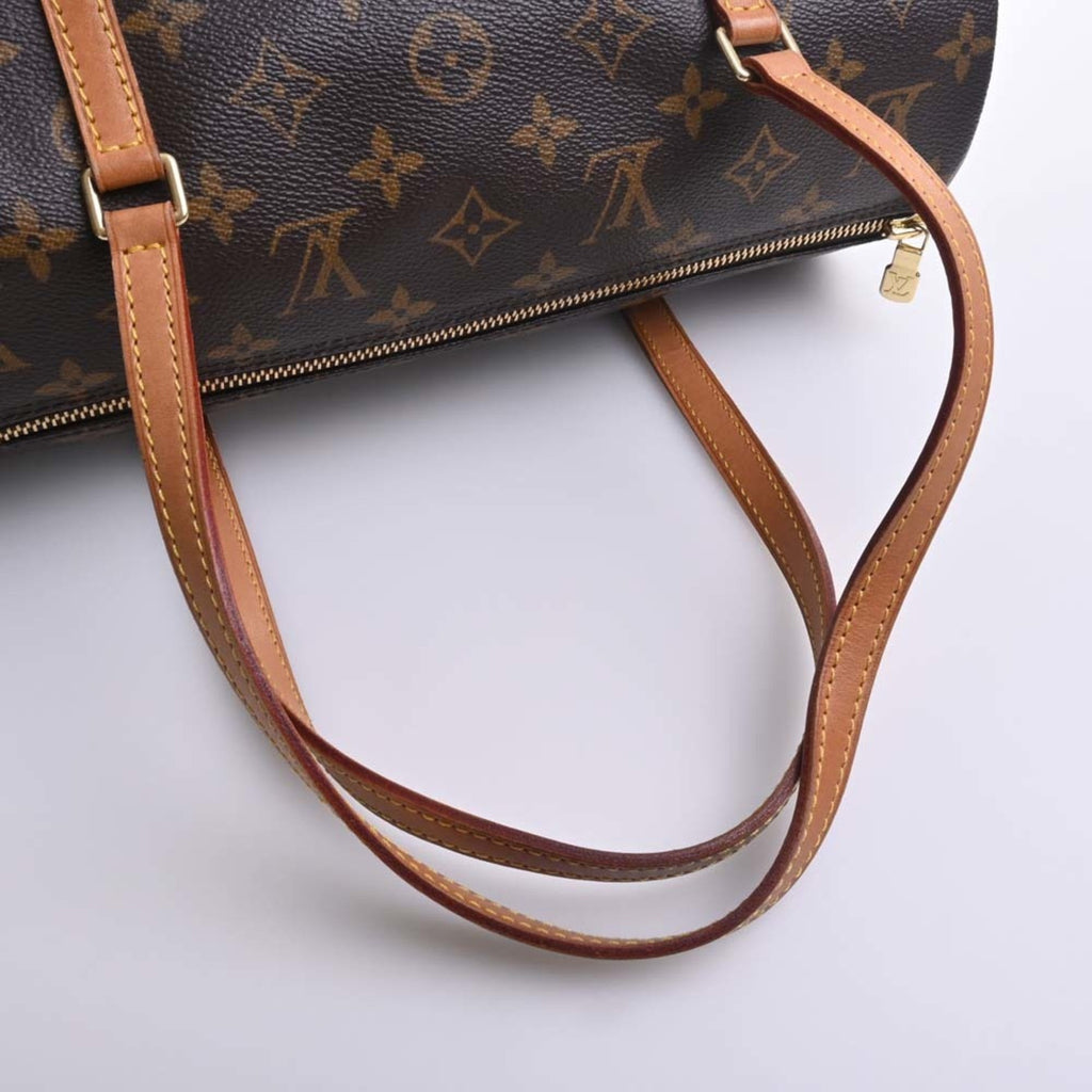 LOUIS VUITTON Monogram Papillon 30 Handbag M51385 Brown Women's