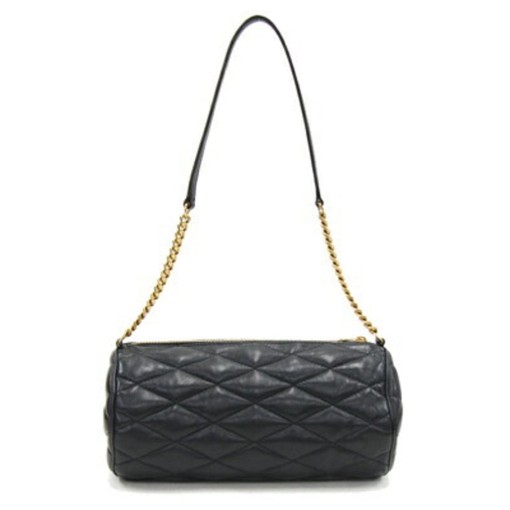 SAINT LAURENT Handbag Small Tube Bag 712706 Black Leather Chain Women's  PARIS