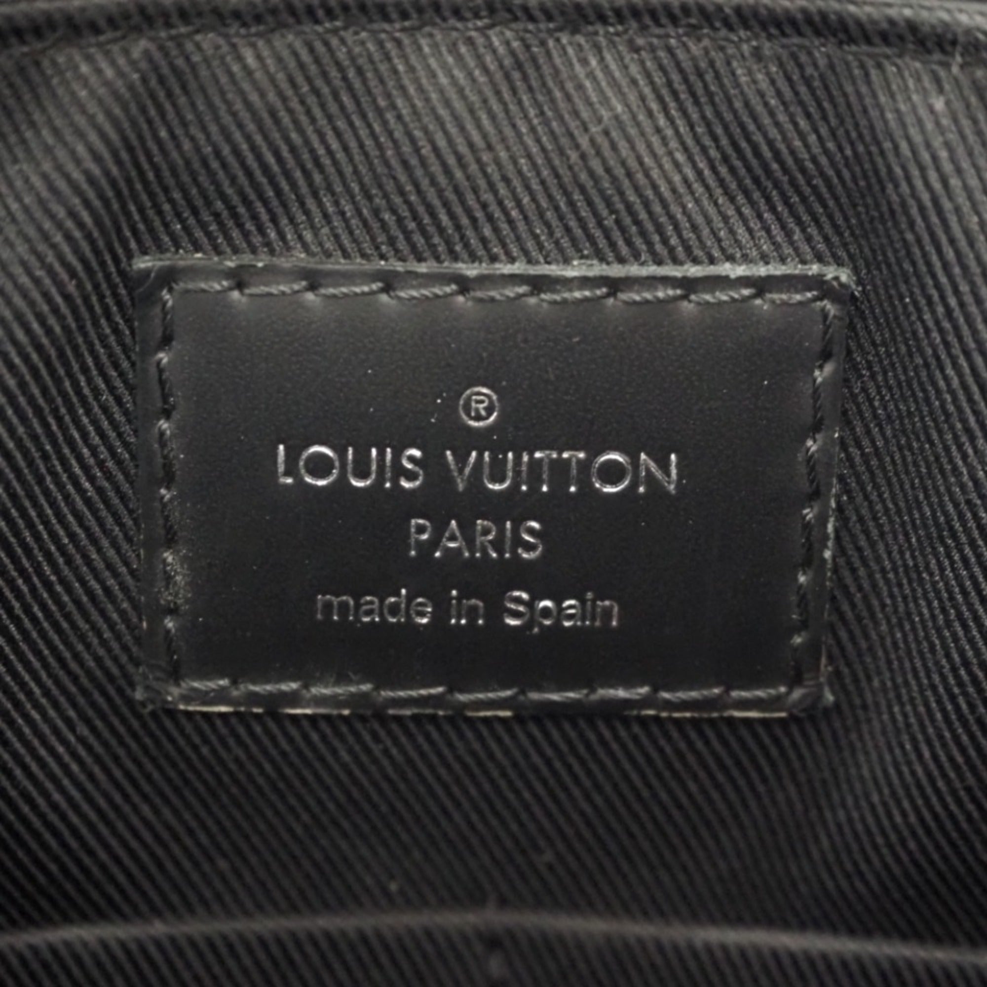 LOUIS VUITTON M40565 Messenger Explorer PM Monogram Eclipse Shoulder Bag Black Men's