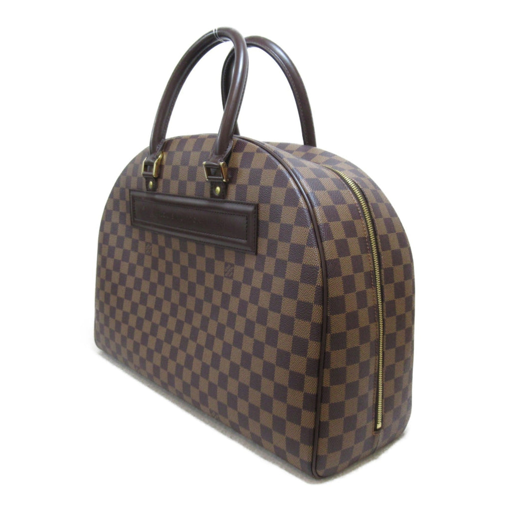 LOUIS VUITTON Nolita 24 are handbag Brown Ebene Damier PVC coated canvas N41454