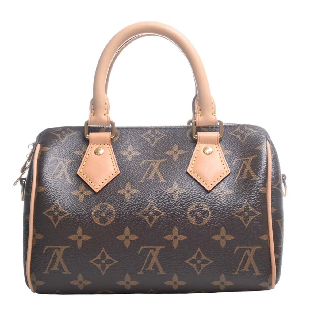 LOUIS VUITTON Monogram Speedy Bandouliere 20 Handbag M46234 Brown Women's