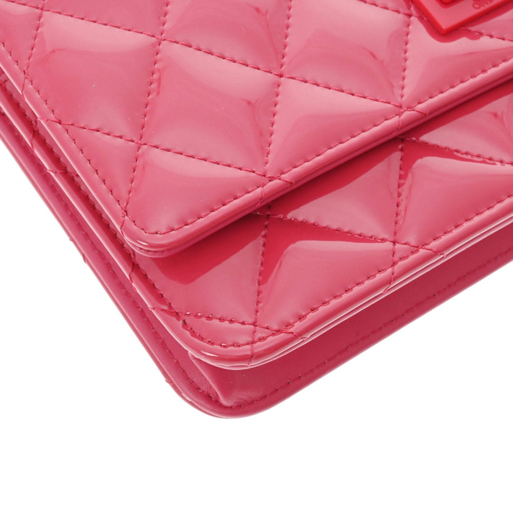 CHANEL matelasse chain 2.55 pink ladies enamel