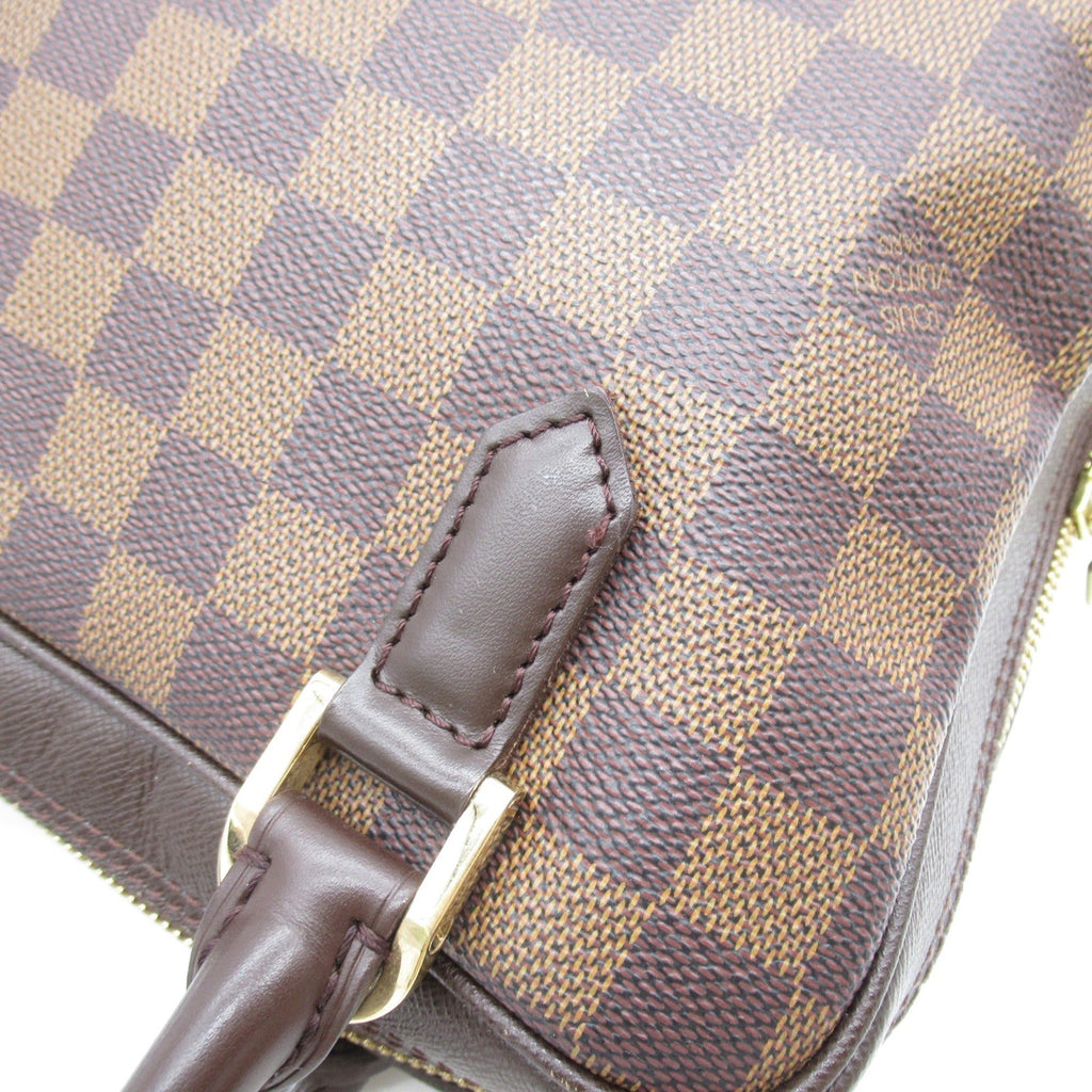 LOUIS VUITTON Brera handbag Brown Ebene Damier PVC coated canvas N51150