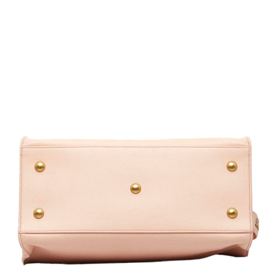 SAINT LAURENT Y line cabas chic handbag 331210 pink leather ladies