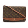 Louis Vuitton Monogram Bordeaux Shoulder Bag Clutch Second M51797