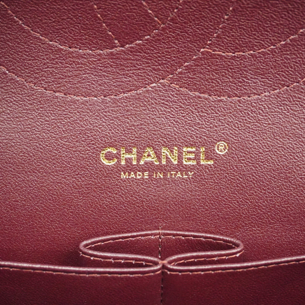 CHANEL[3bd4366-e-g]   Big Matelasse W Flap W Chain Women's Caviar Leather Shoulder Bag