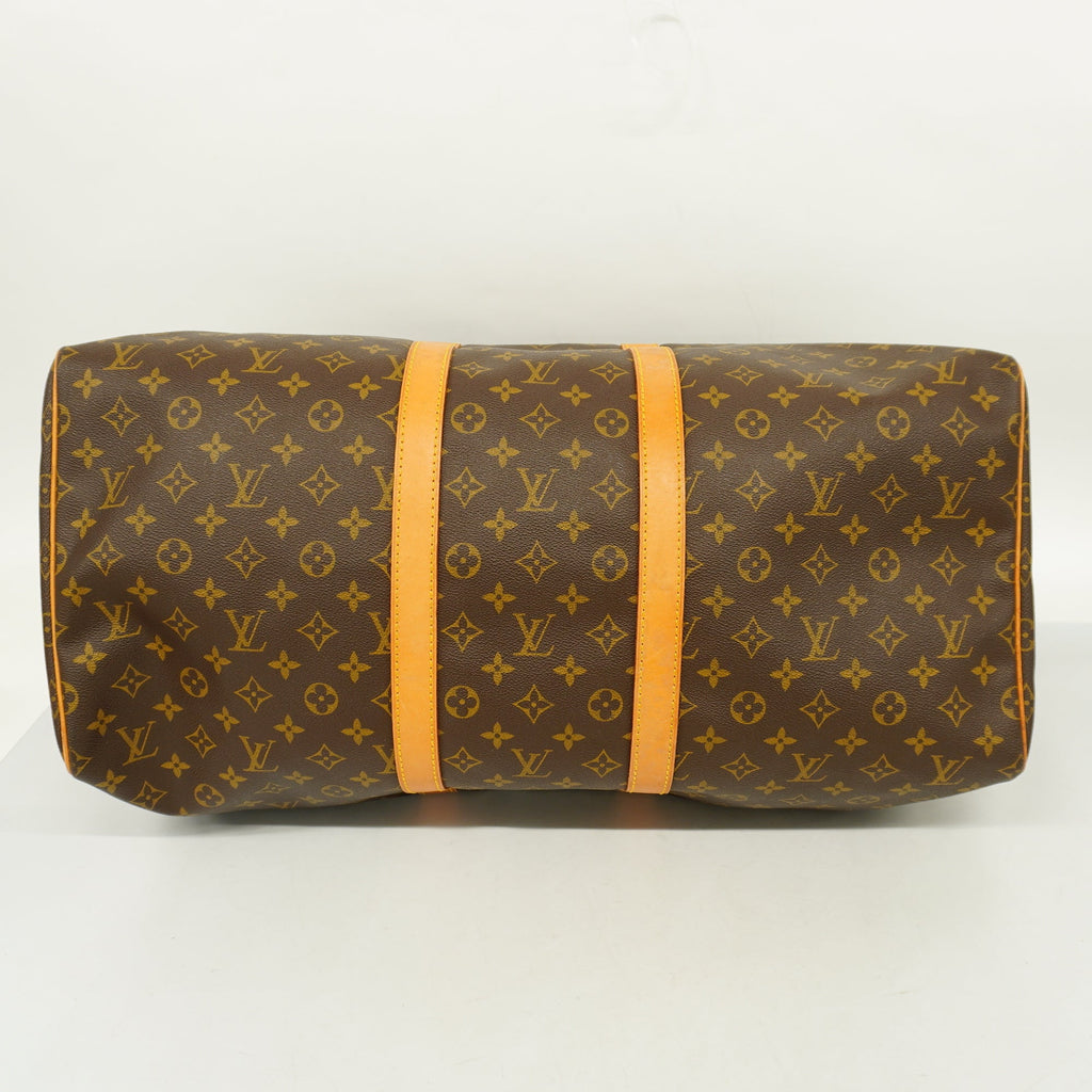 LOUIS VUITTONAuth  Monogram Keepol 55 M41424 Boston Bag