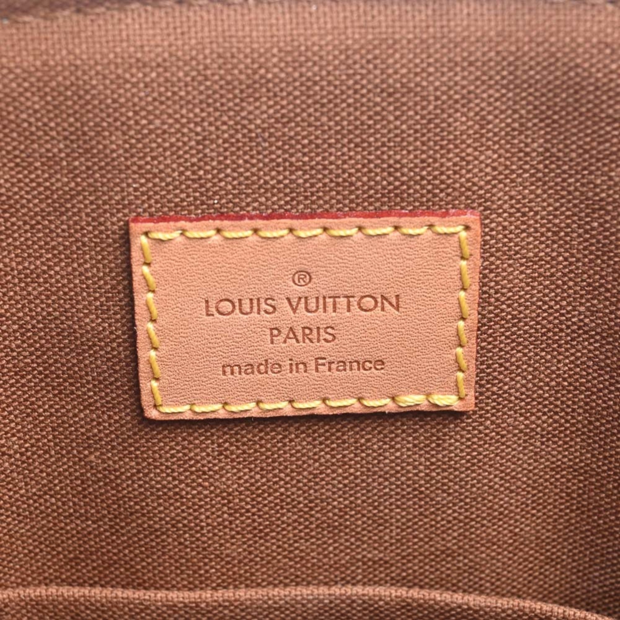 LOUIS VUITTON Monogram Tivoli GM Handbag M40144 Brown Women's