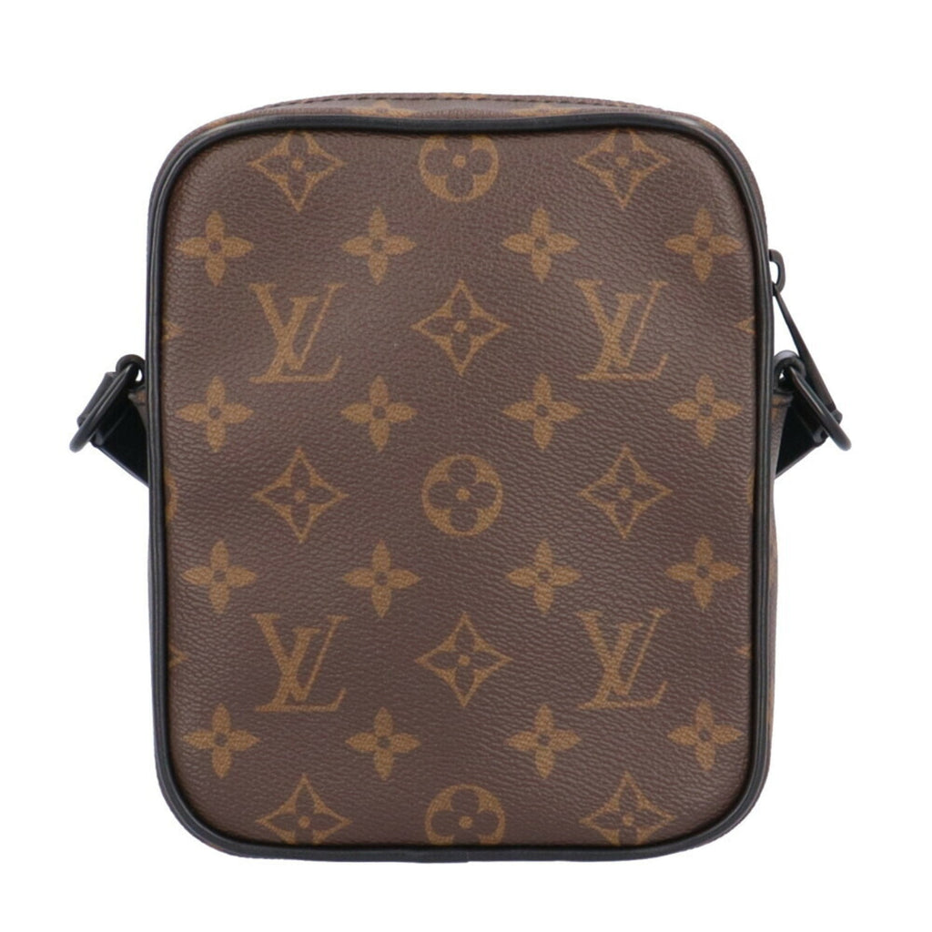LOUIS VUITTON Crust Fur Wearable Monogram Macassar Shoulder Bag M69404 Brown Unisex