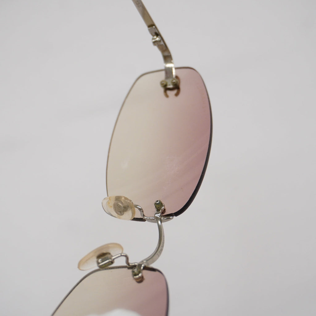 CHANELAuth  Women's Sunglasses Pink Sunglasses 4002 Silver hardware